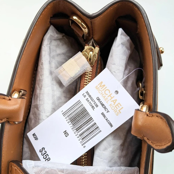 MICHAEL KORS Gramercy Large Logo Satchel - Picture 12 of 13